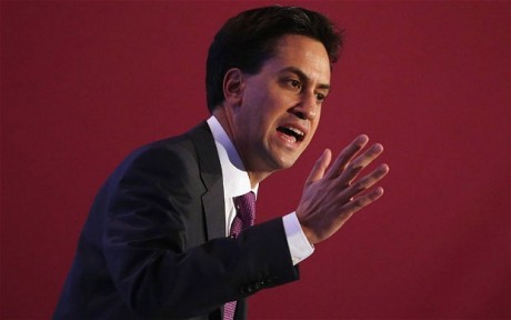 Labour leader, Ed Miliband